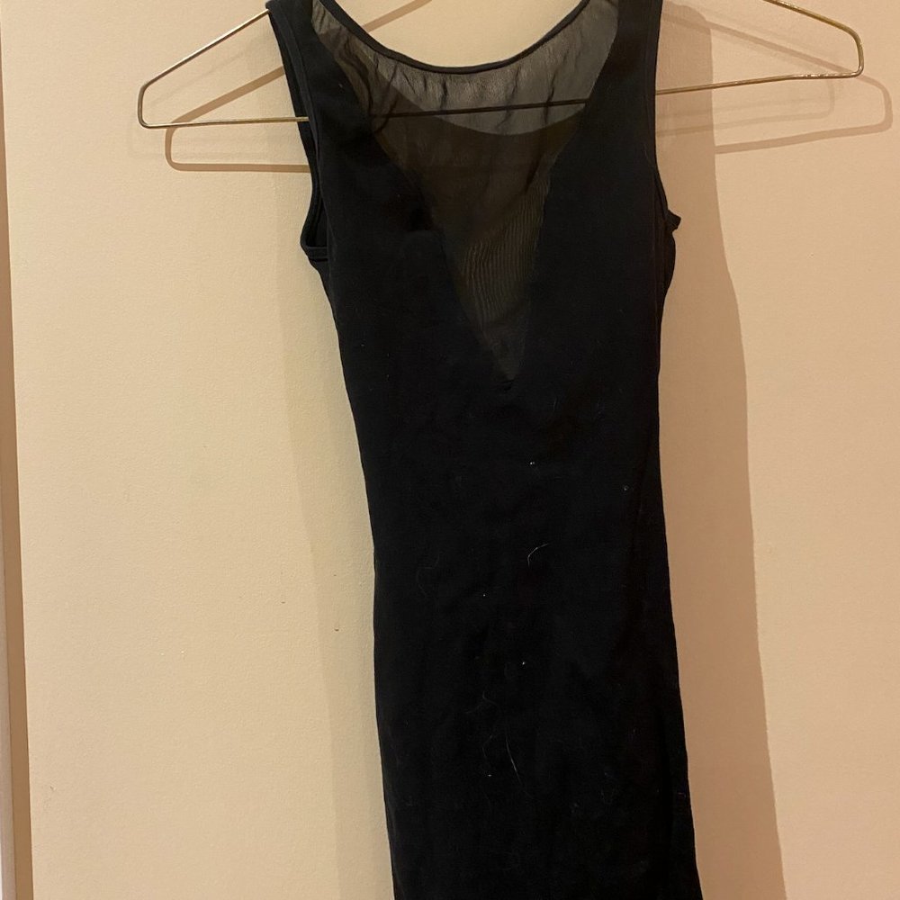Black mini-dress